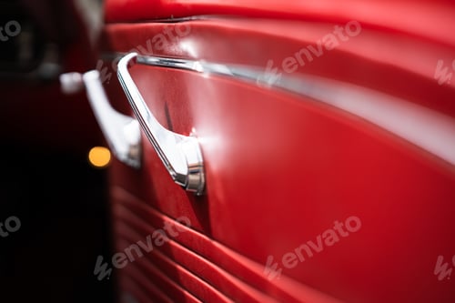 Preview: Closeup shot of a window car opener