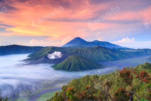 Preview: Bromo vocalno at sunrise, East Java, , Indonesia