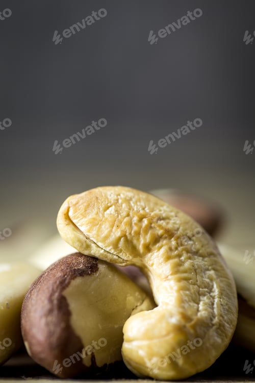 Preview: Different nuts closeup