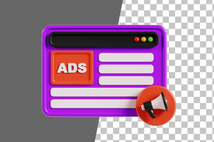 Preview: Native Ads 3D Icon