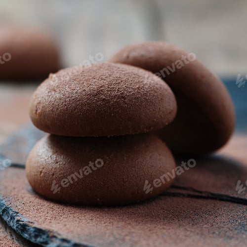 Preview: Homemade cookie with chocolate
