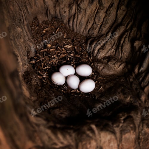 Preview: Closeup of animal eggs lying on the floor