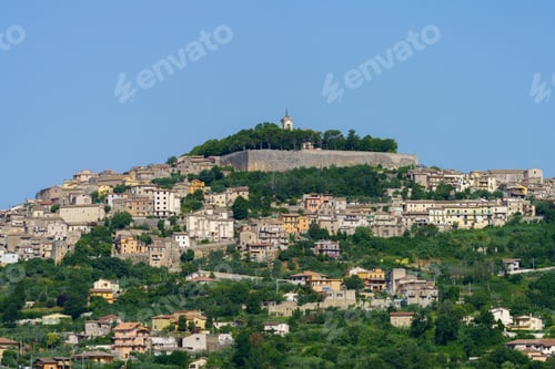 Preview: Alatri, historic town in Frosinone province, Italy, by morning