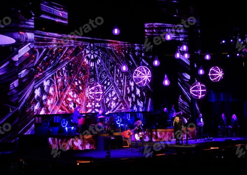Preview: Purple lighting at a Stevie Nicks concert.