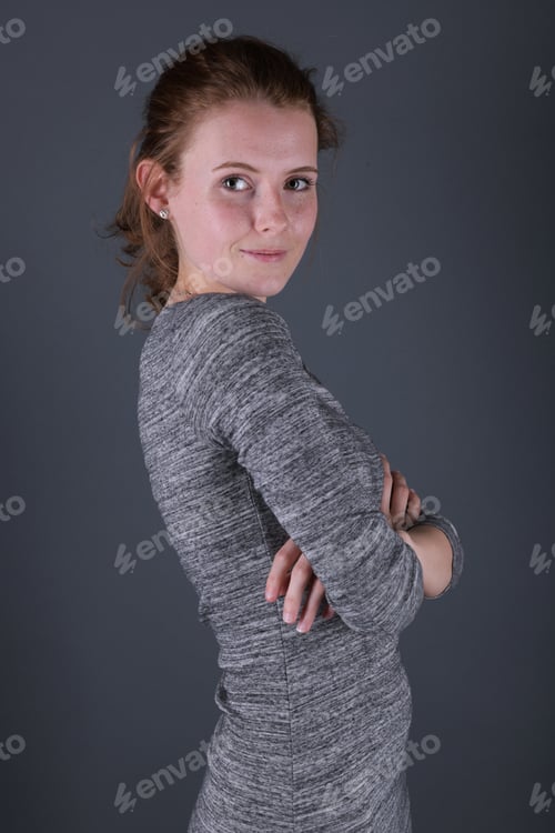Preview: Beauty Woman With Luxurious Long Red Hair As Background. Beauty Model Girl