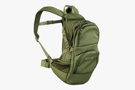Preview: Tactical Camping Backpack - Medium, Green Fabric