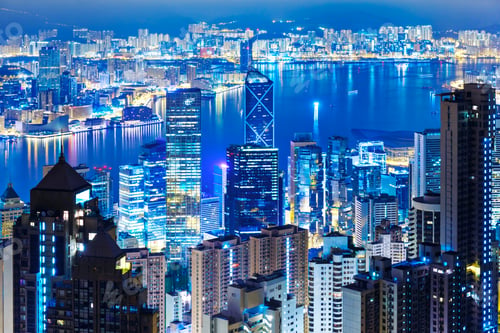 Preview: Hong Kong landmark from The peak