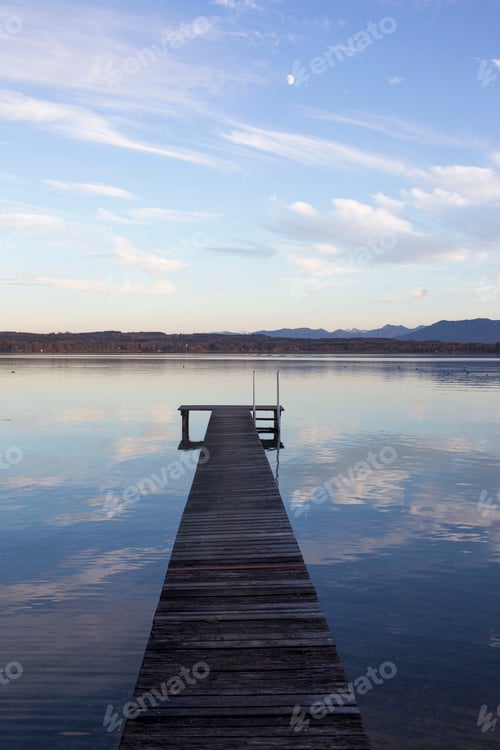 Preview: Lake, Seeseiten, Starnberger See, Bayern, Germany