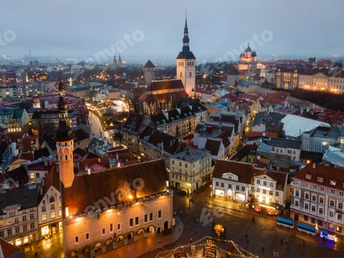 Preview: Aerial view to Tallinn old town