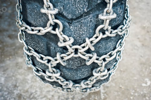 Preview: Chain on tire