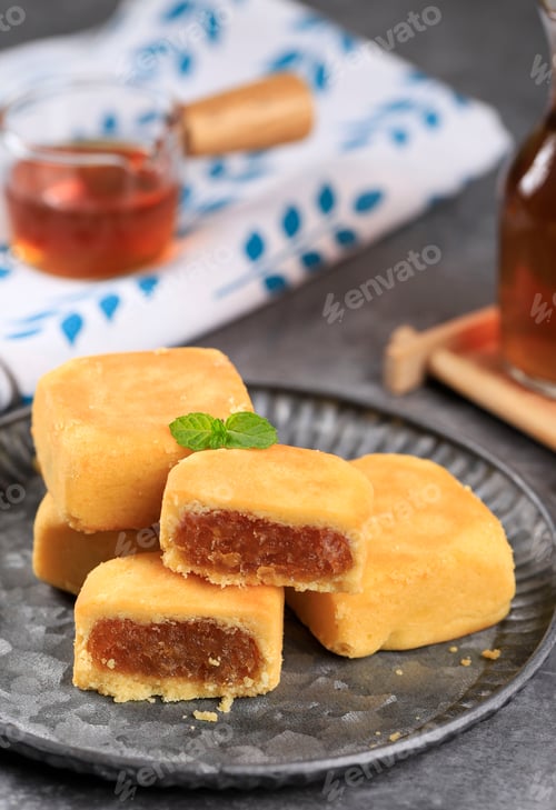 Preview: Taiwan Pineapple Cake Pastry, Taiwanese Famous Sweet Delicious Dessert Food
