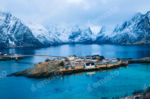 Preview: The fishing village of Reine, Lofoten, Norway
