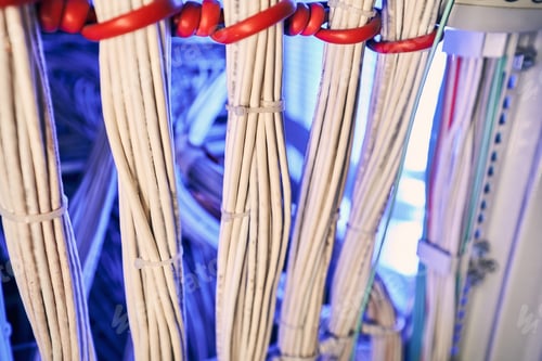 Preview: Vertical cable management in data center server cabinet