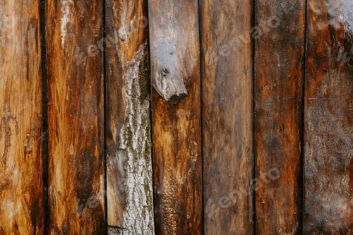 Preview: Photo of old brown wood texture with natural patterns.