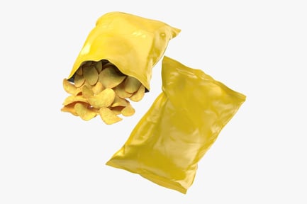 Preview: Crispy Potato Chips in Yellow Bags
