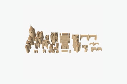 Preview: Modular Medieval Castle Kit