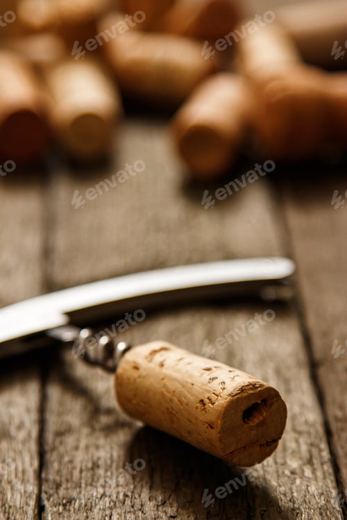 Preview: Corkscrew and wine corks