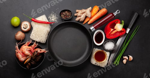 Preview: Ingredients for wok cooking