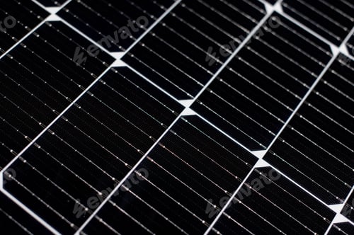 Preview: Closeup of black solar panel texture