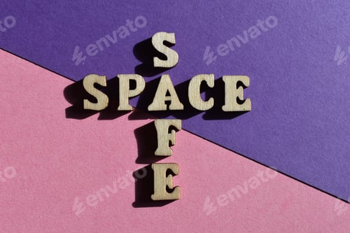 Preview: Safe Space, words in crossword form