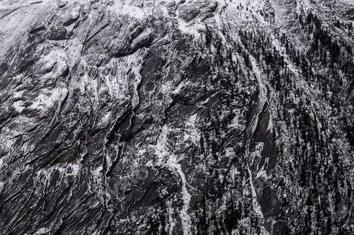 Preview: Weathered rocky mountain with snow pattern on texture