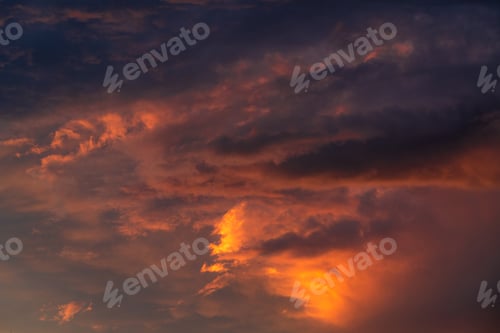 Preview: Dramatic color clouds