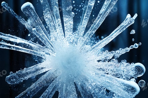 Preview: detailed icicle close up digital art