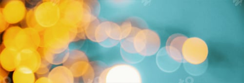 Preview: christmas or new year banner with bokeh lights