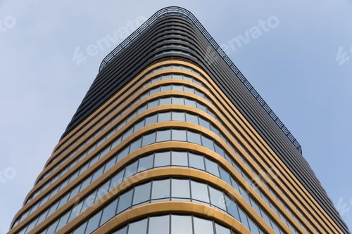 Preview: prestigious luxury office center, bottom view