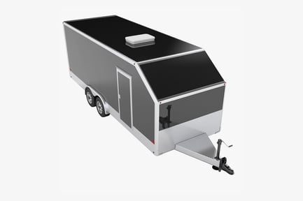 Preview: Enclosed Dual Axle Car Hauler Trailer