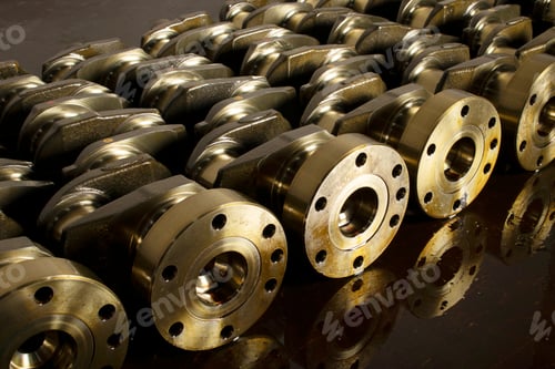 Preview: Protective oil on newly manufactured crankshafts