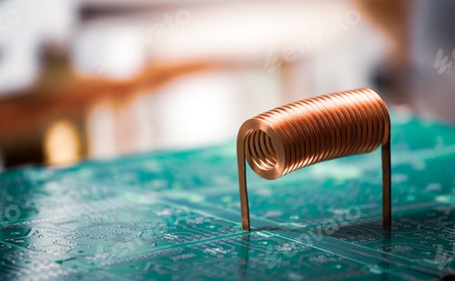 Preview: Close-up A large twisted copper wire