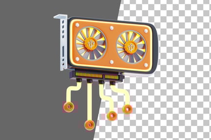 Aperçu: Icône 3D de GPU Mining