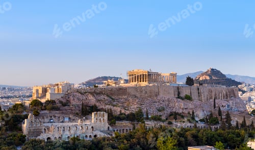 Preview: Ruins of the acropolis, Athens, Attiki, Greece, Europe