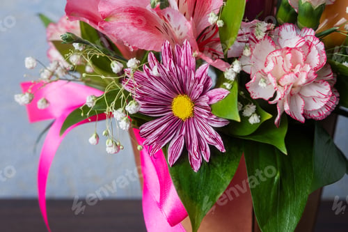 Preview: A bouquet of flowers in close-up