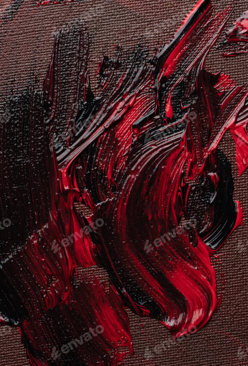 Preview: Abstract brush strokes of acrylic colors
