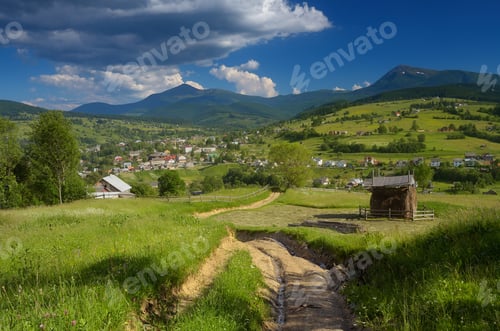 Preview: Road in the mountain village