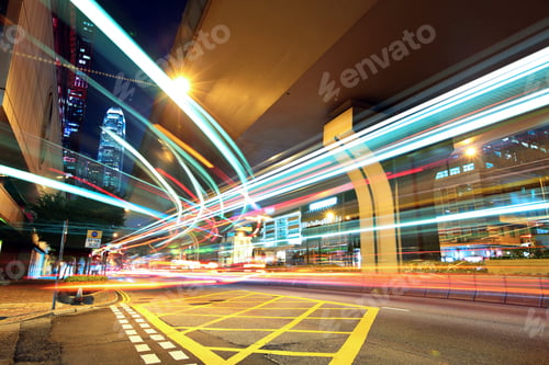 Preview: modern city at night