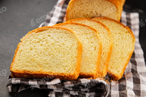 Preview: Brioche bread slices bakery pastry natural product tasty snack fresh delicious gourmet food