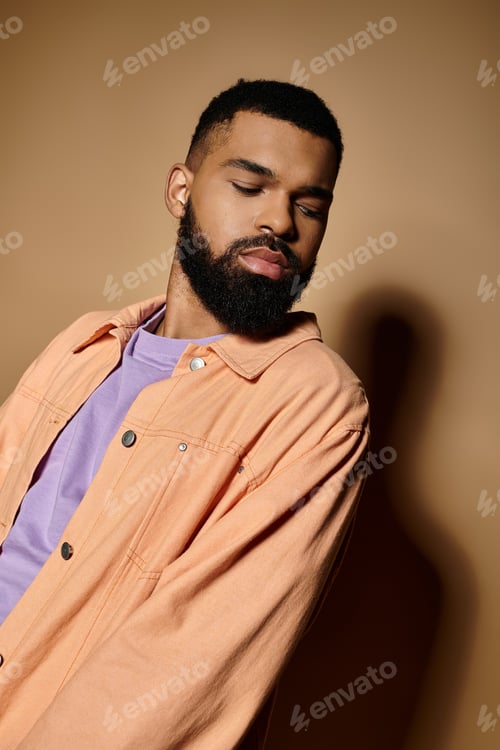Preview: Stylish Beard in Tangerine