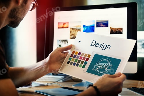 Preview: Design Be Creative Inspiration Logo Concept