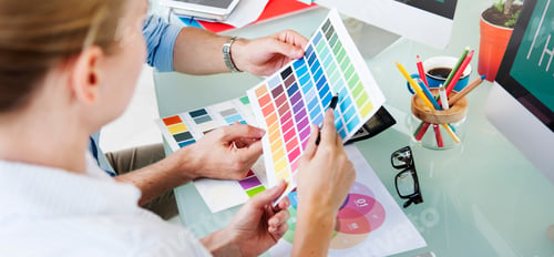 Preview: Color Swatch Creative Occupation Design Studio Concept