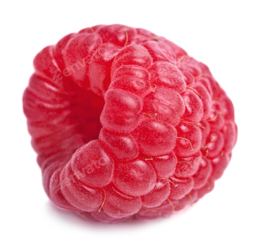 Preview: fresh raspberry isolated