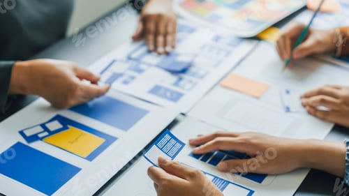 Preview: Meeting only friends asia female people ux design mobile application software brainstorm project