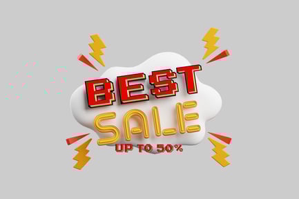 Preview: Best sale promo pixel art