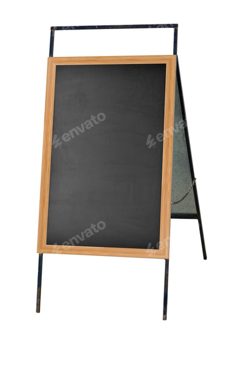 Preview: Blank advertising stand