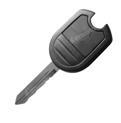 Preview: Car key isolated on white background