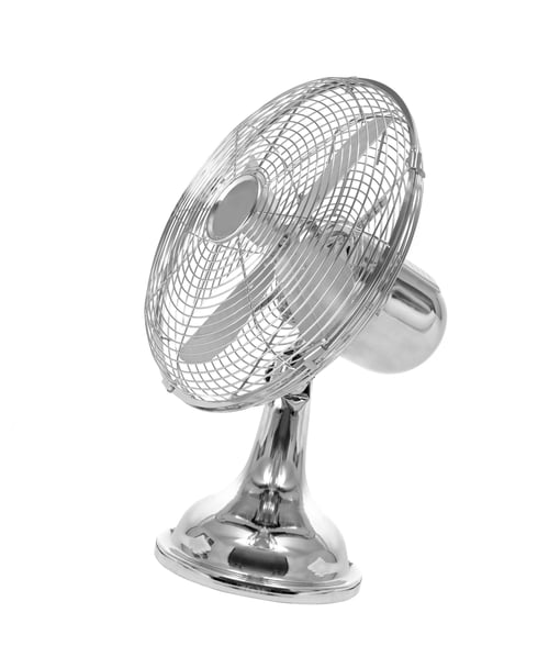 Preview: vintage fan isolated on a white