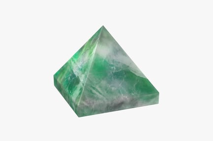 Preview: Green Fluorite Pyramid Crystal