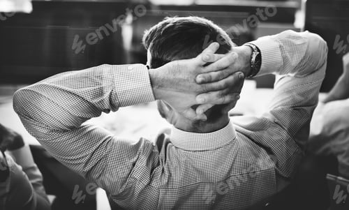 Preview: A thoughtfully stock exchange businessman